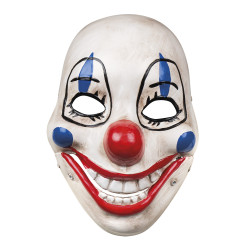 Maska klauna s pohyblivou čelistí